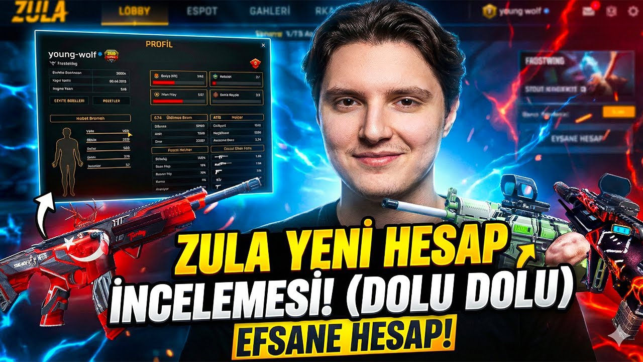31 BİN LEŞLİ DEVASA HESAP! | young-wolf Zula Hesap İnceleme
