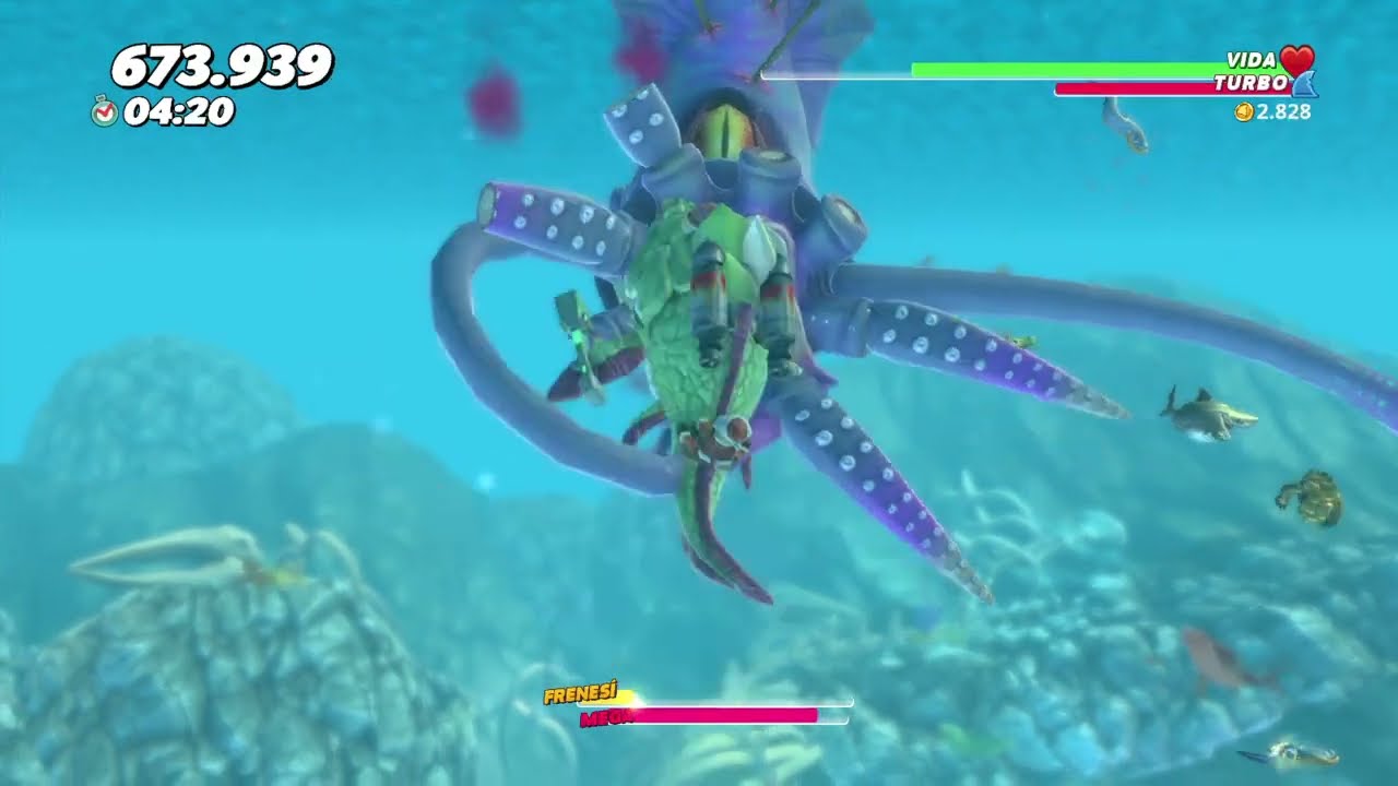 Hungry Shark® World | Dunkleosteus vs Kraken [GAMEPLAY]