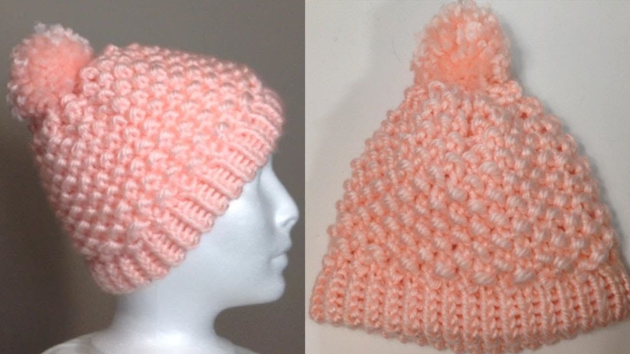 GORRO PARA NIÑA en Telar Circular - Tutorial Fácil PASO A PASO