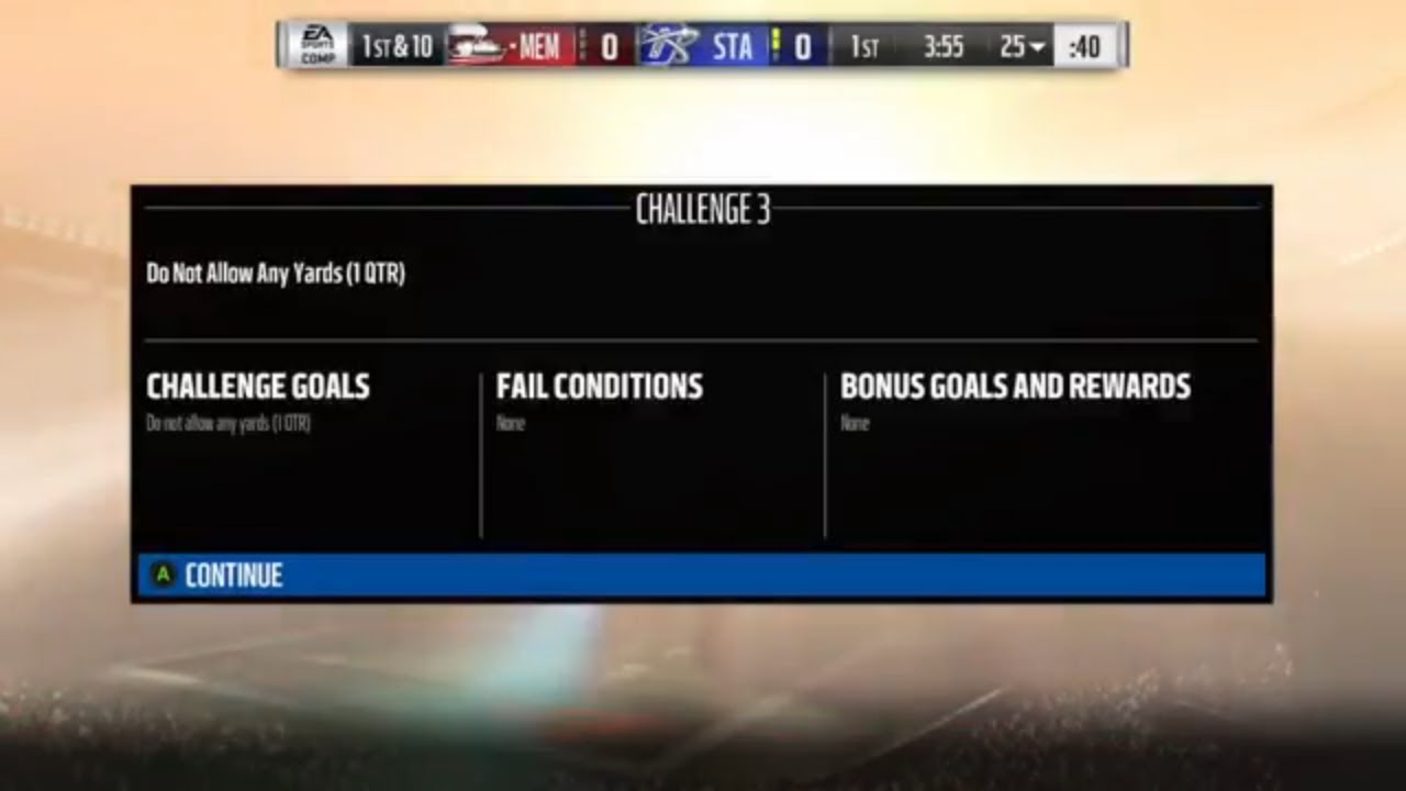 Madden 18 Ultimate Team Week 12 Heroic Boss Battle Challenge 3 Do Not Allow Any Yards This Quarter