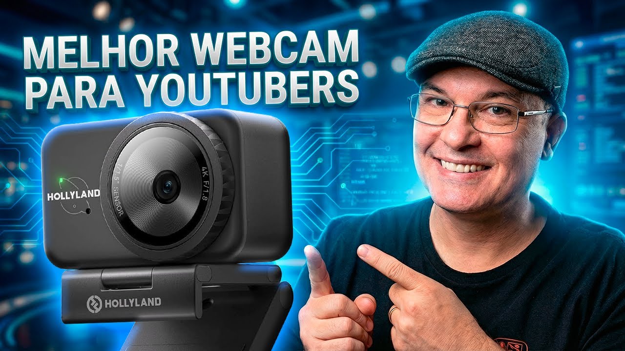 Adeus Sony ZV-E10: Hollyland Lyra 4K é a MELHOR Webcam Profissional com IA para YouTube!