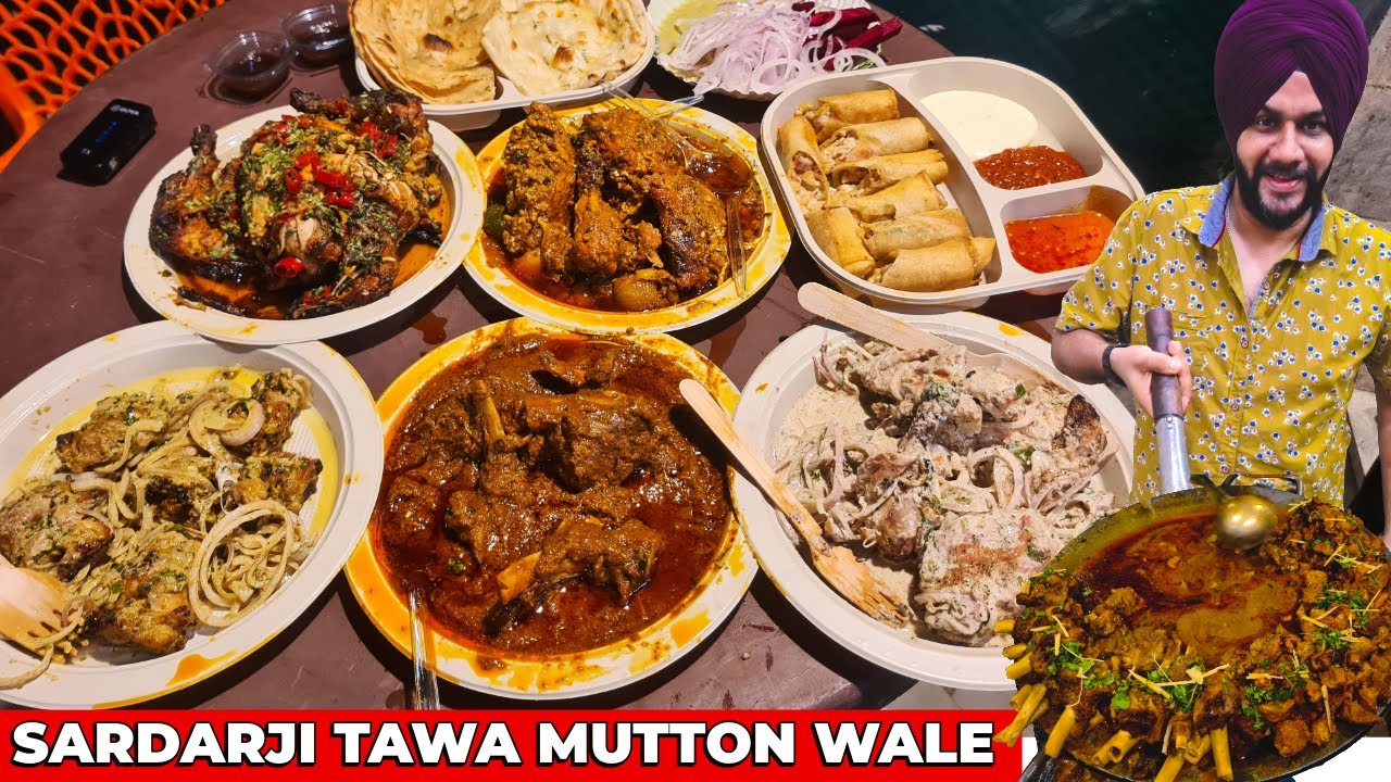 Sardarji Tawa Mutton Wale Ka Desi Ghee Mutton Curry, Beliram Chicken, Grilled Chicken, Bhatti Tikka