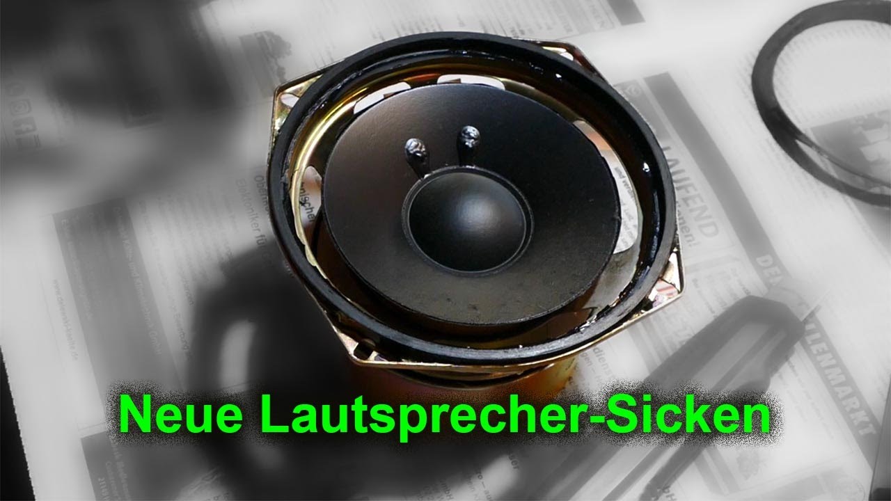 Lautsprecher Sickentausch - Reparatur DENON
