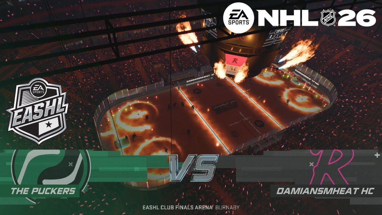 The Puckers vs. DamiansMheat HC - NHL 26 EASHL 6v6 Playoffs RD2 GM2 (2A) (S3) 2-28-26 (4K)