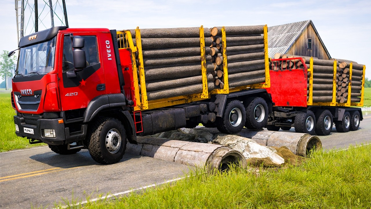 Extreme Terrain Challenge - Massive Trucks Conquering Mud and Snow #130 #mudrunner