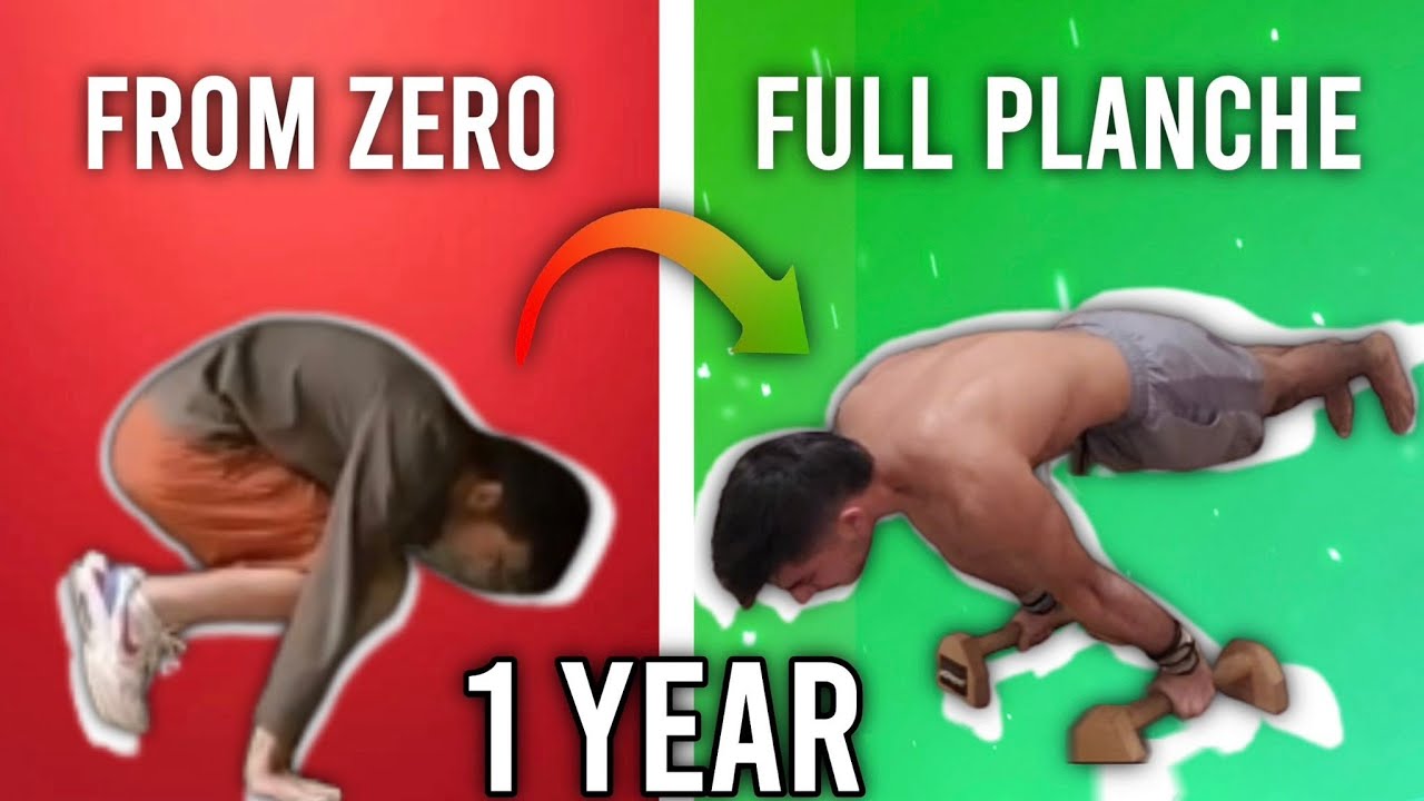 From zero to FULL PLANCHE - 1 YEAR FULL PLANCHE PROGRESSION