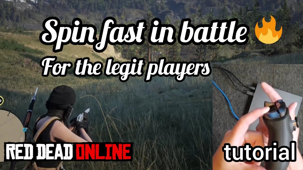 Spin fast in battle tutorial