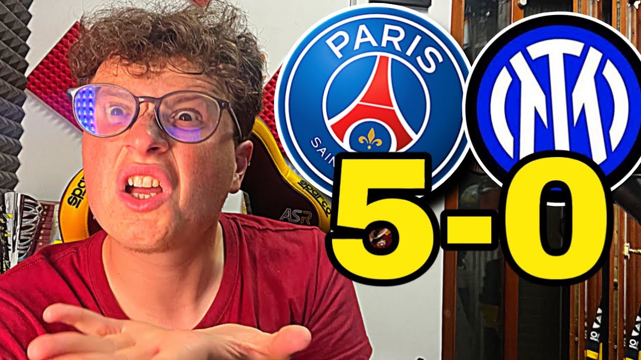 PSG-INTER 5-0: CHE VERGOGNA! SENZA ONORE! UMILIAZIONE STORICA.