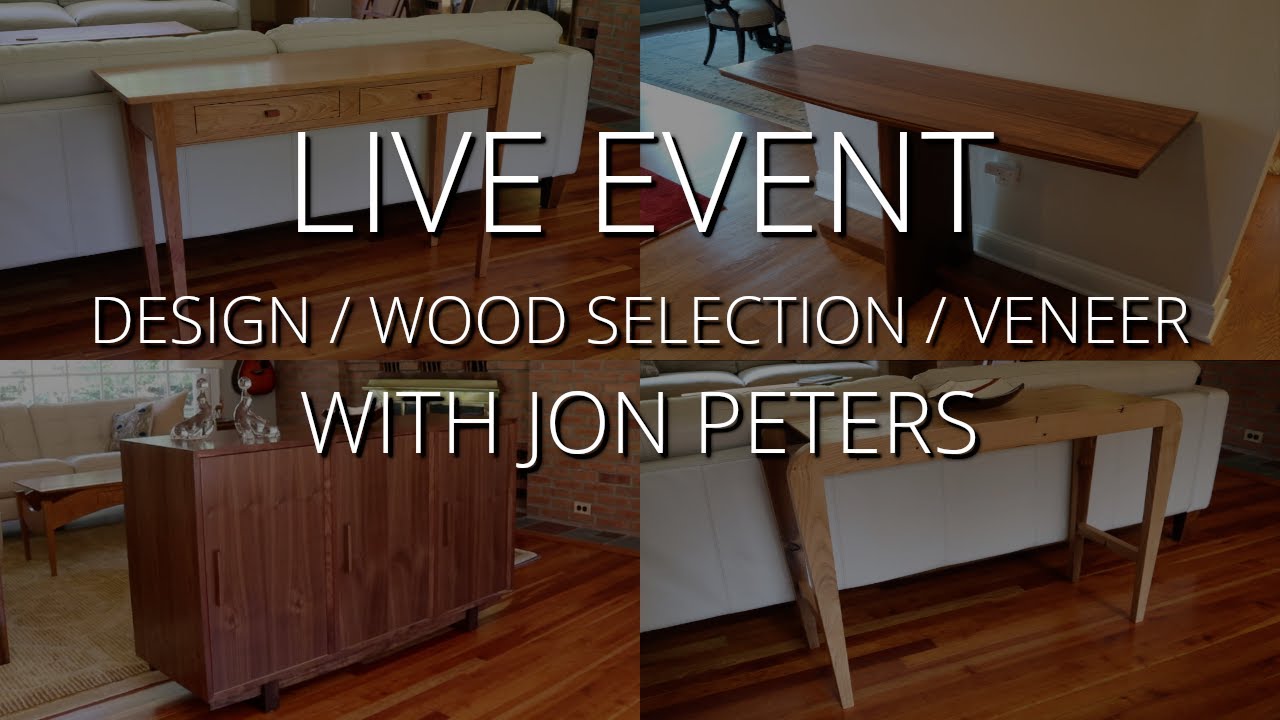 Learn the Keys to Design, Wood Selection, Finishing, and Veneer