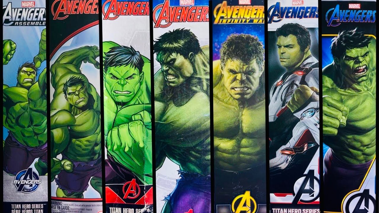 HULK MARVEL TITAN HERO SERIES EVOLUCIÓN 2013-2021, UNBOXING & REVIEW