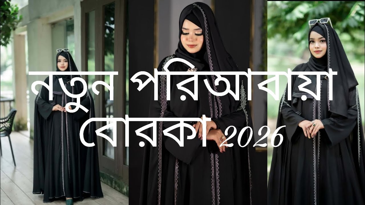 ঈদ কে সামনে রেখে নতুন পরিআবায়া বোরকা সেট 2026