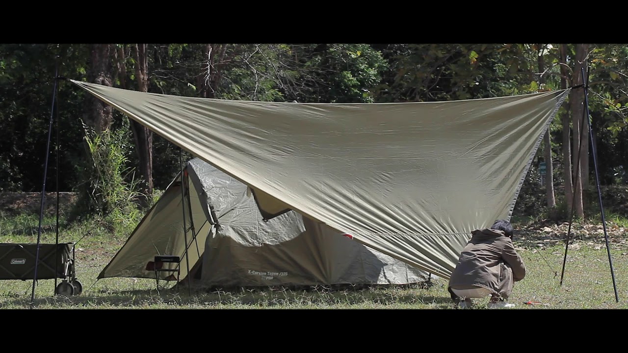 COLEMAN TEPEE 325 Olive + XP Hexa Tarp Olive  カーションティピー325 #キャンプ