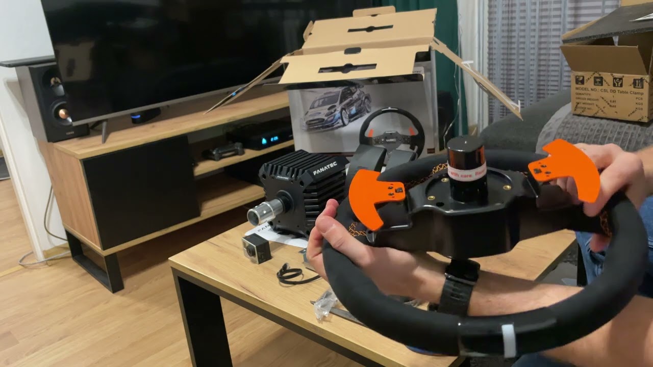 Rozpakowanie Unboxing Kierownica- Fanatec CSL DD Ready2Race Bundle WRC Wheel  pierwsze wrażenia CZ.2