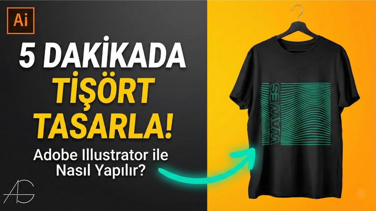 TİŞÖRT TASARIMI #3 | Adobe Illustrator