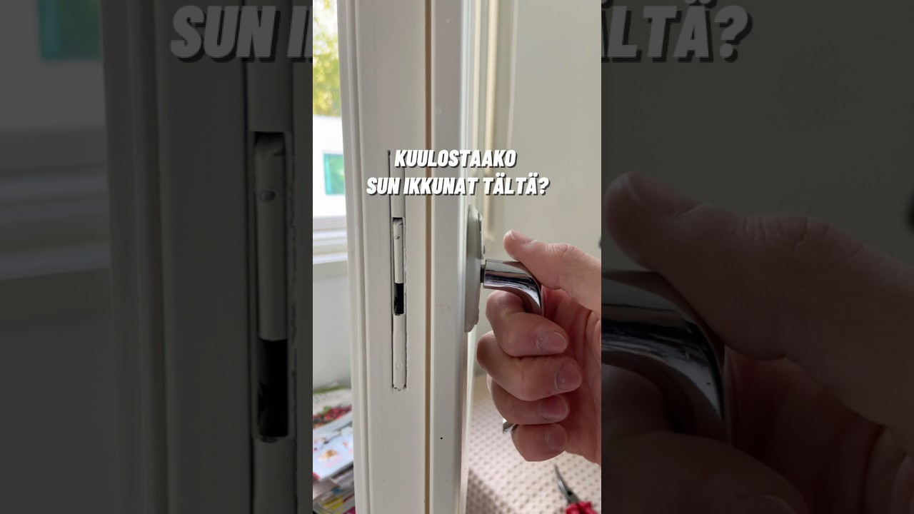 ✨👉🏻 Ikkunoiden lukkojen rasvaus on t&auml;rke&auml;&auml;, koska se pit&auml;&auml; lukot toimintakunnossa.