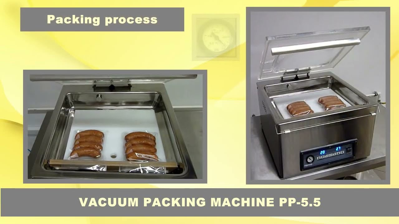 PL- Pakowarka pr&oacute;żniowa PP5.5/ENG- Vacuum packer PP 5.5
