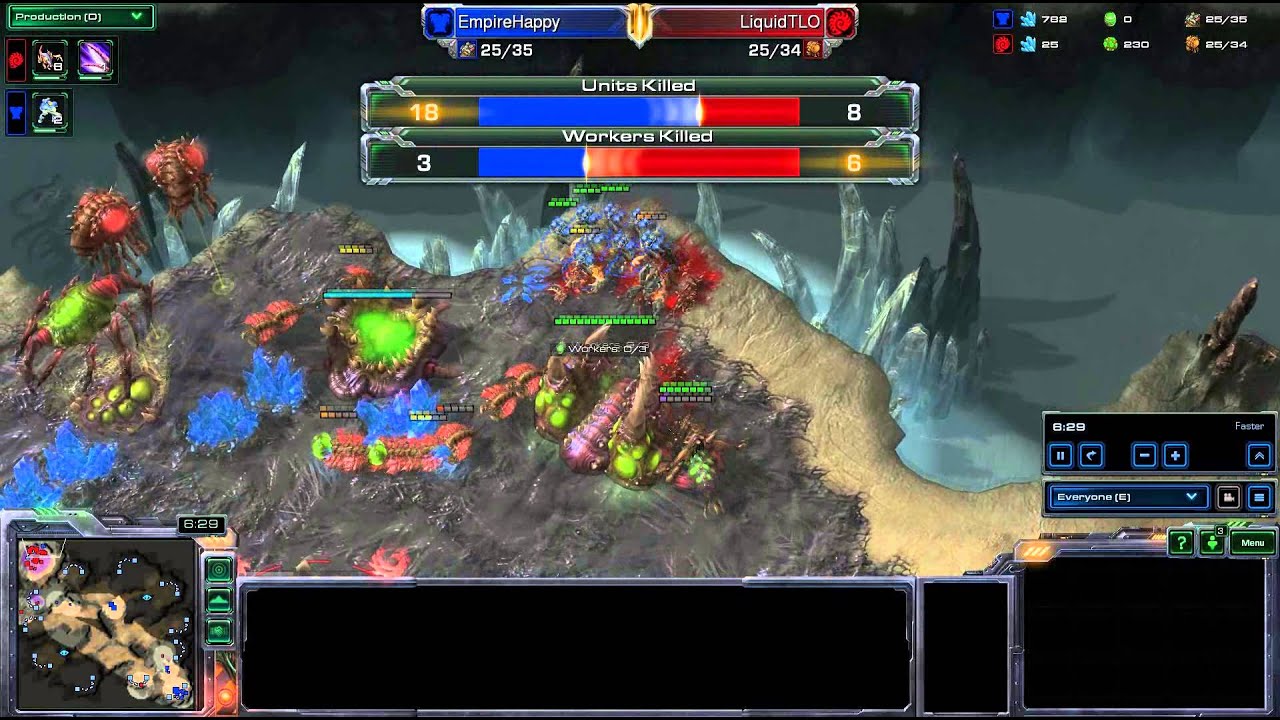 HD Starcraft 2 TLO v Happy ZvT g4