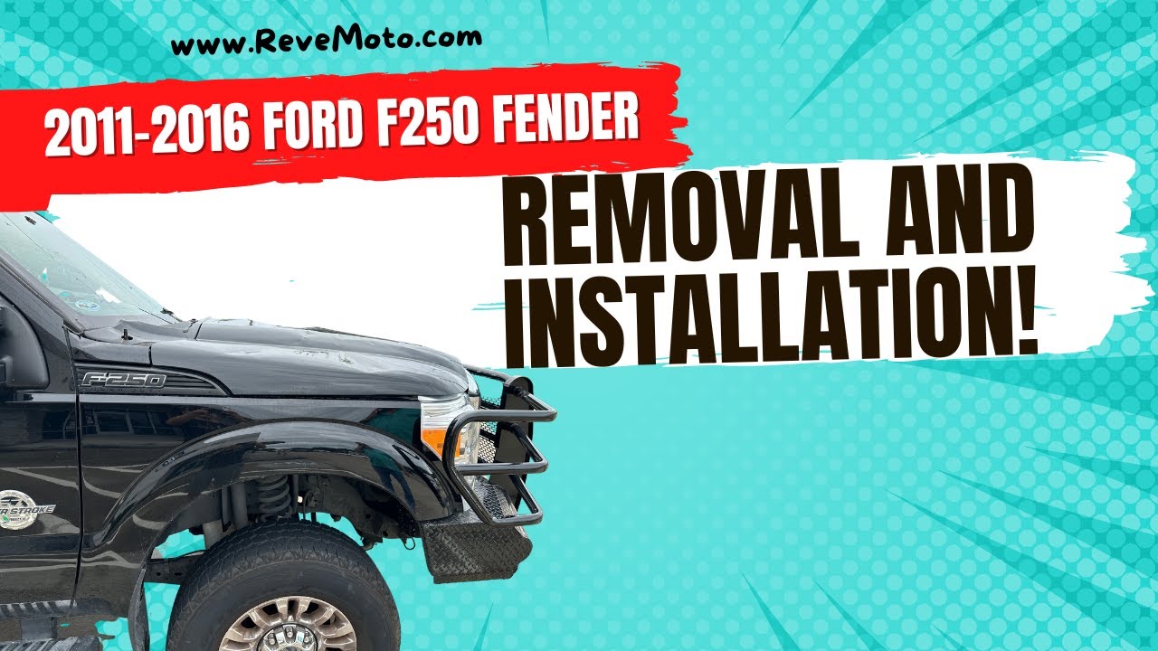 Quickest 2011-2016 Ford F250 Driver Fender Removal and Installation.
