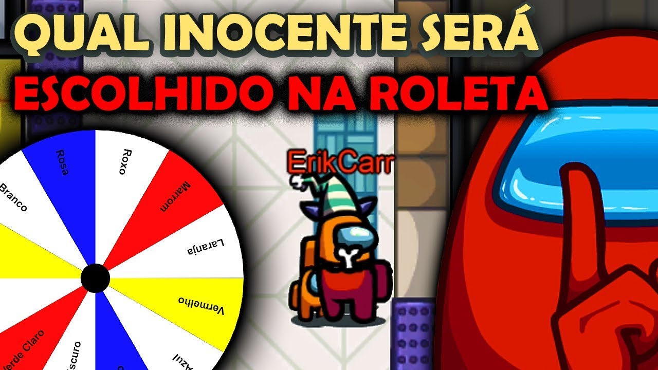 VIREI IMPOSTOR e MATEI Quem a ROLETA Da SORTE Escolheu - AMONG US