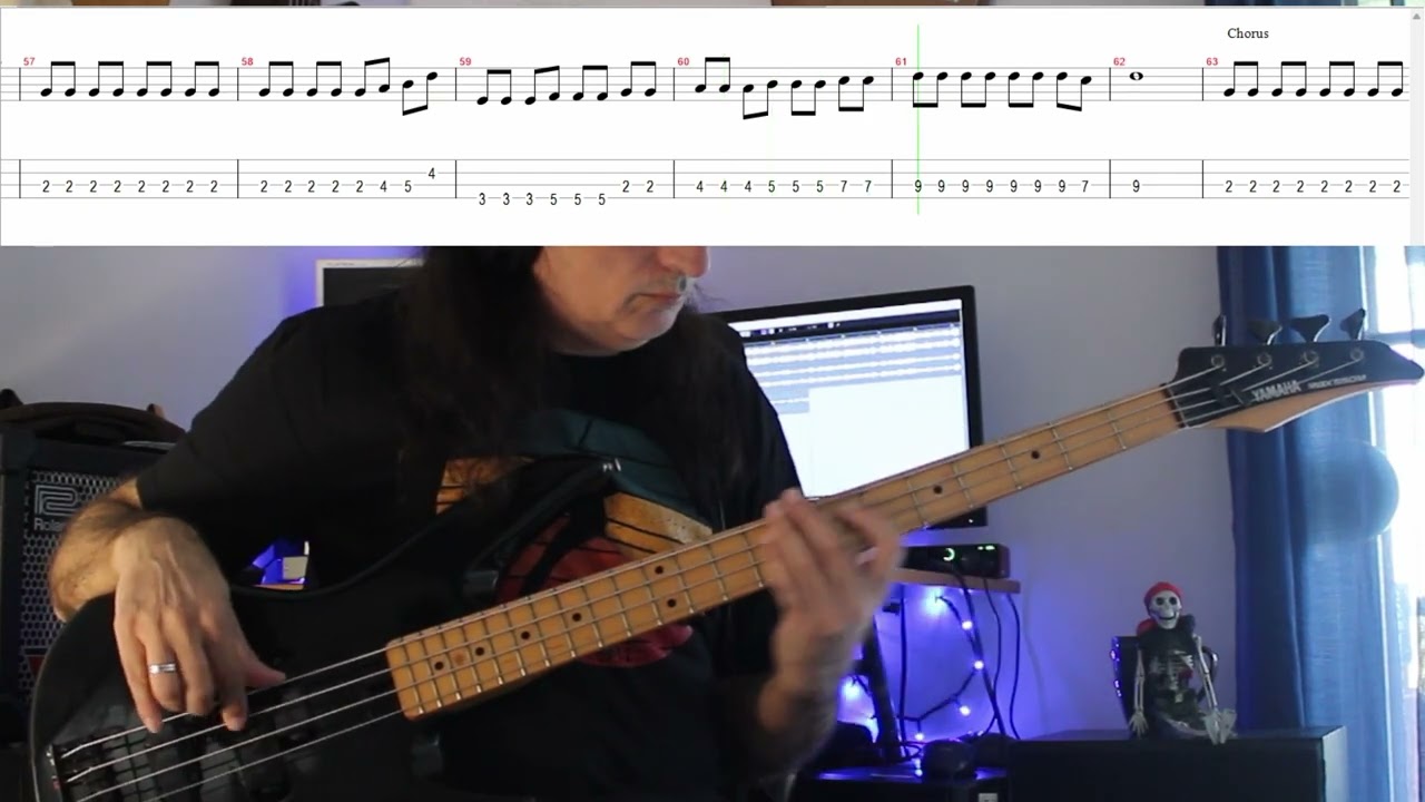 Ozzy - Shot In The Dark - Bass Cover with Tab