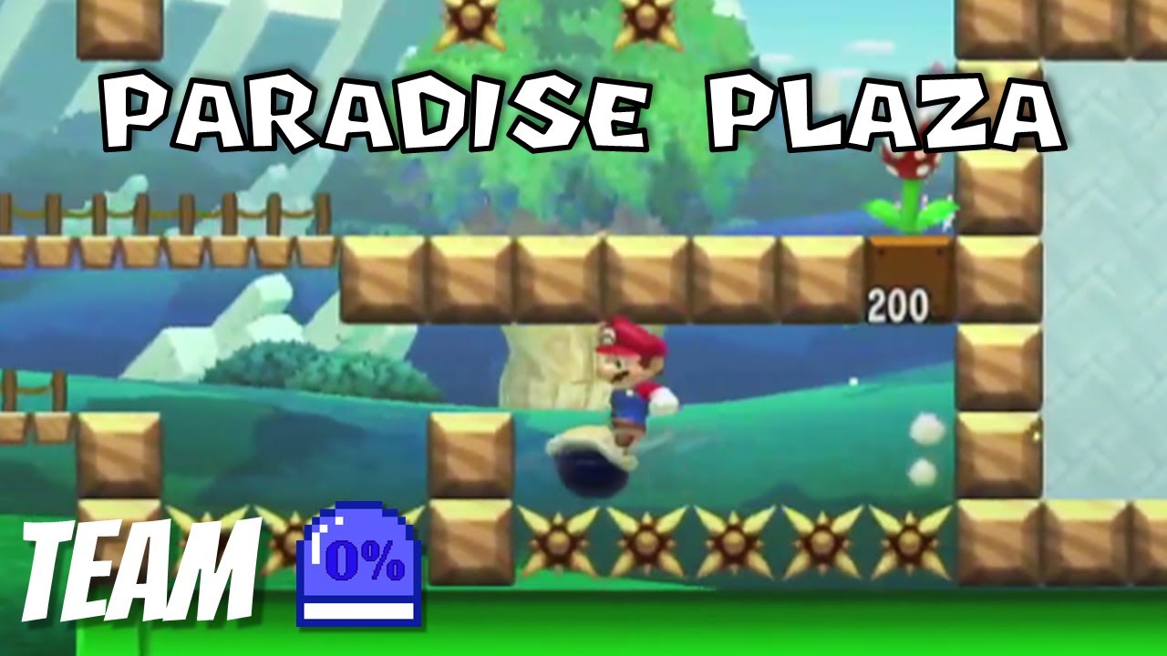 [SMM1] Beating Paradise Plaza by Anthony (Hard Time Attack Level)