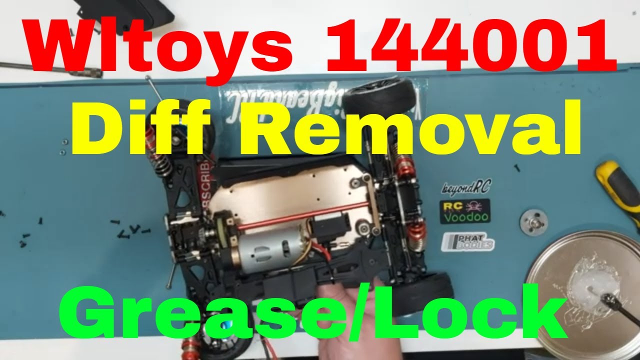 Wltoys 144001 Differential Removal/Grease/Lock