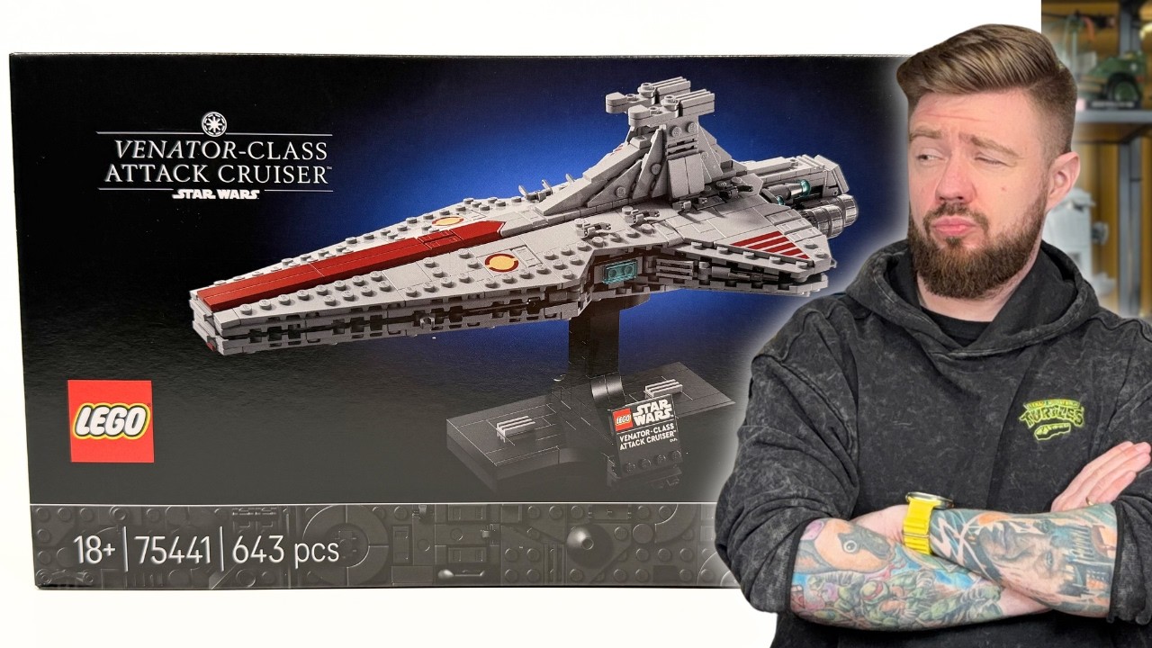 KRĄŻOWNIK SZTURMOWY TYPU VENATOR 🫡 LEGO STAR WARS 75441 RECENZJA