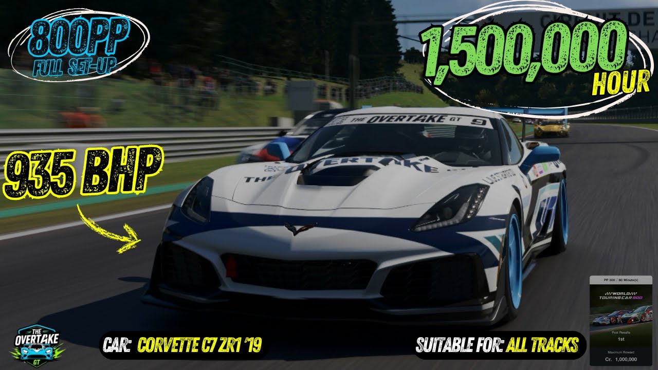 🎉 EASY WIN! 😎 With the Perfect Corvette Tune! | GT7 | 800PP Full Build