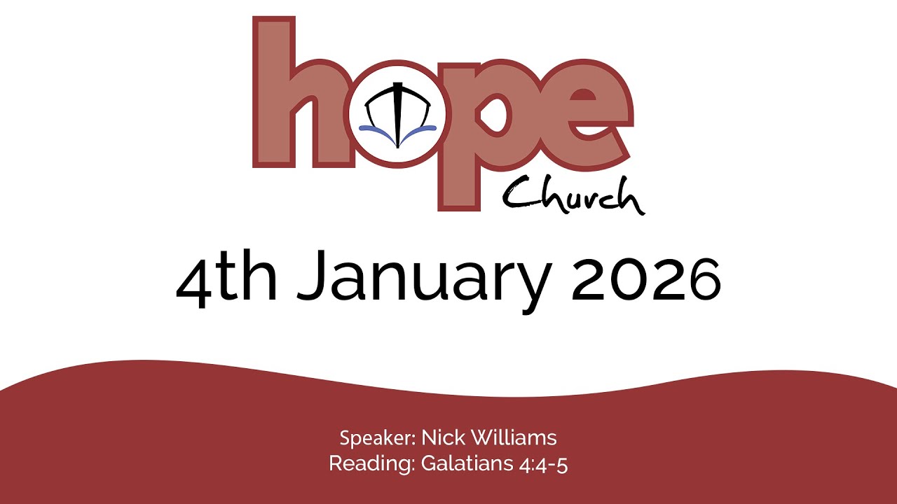 4th January 2026 - Galatians 4:4-5