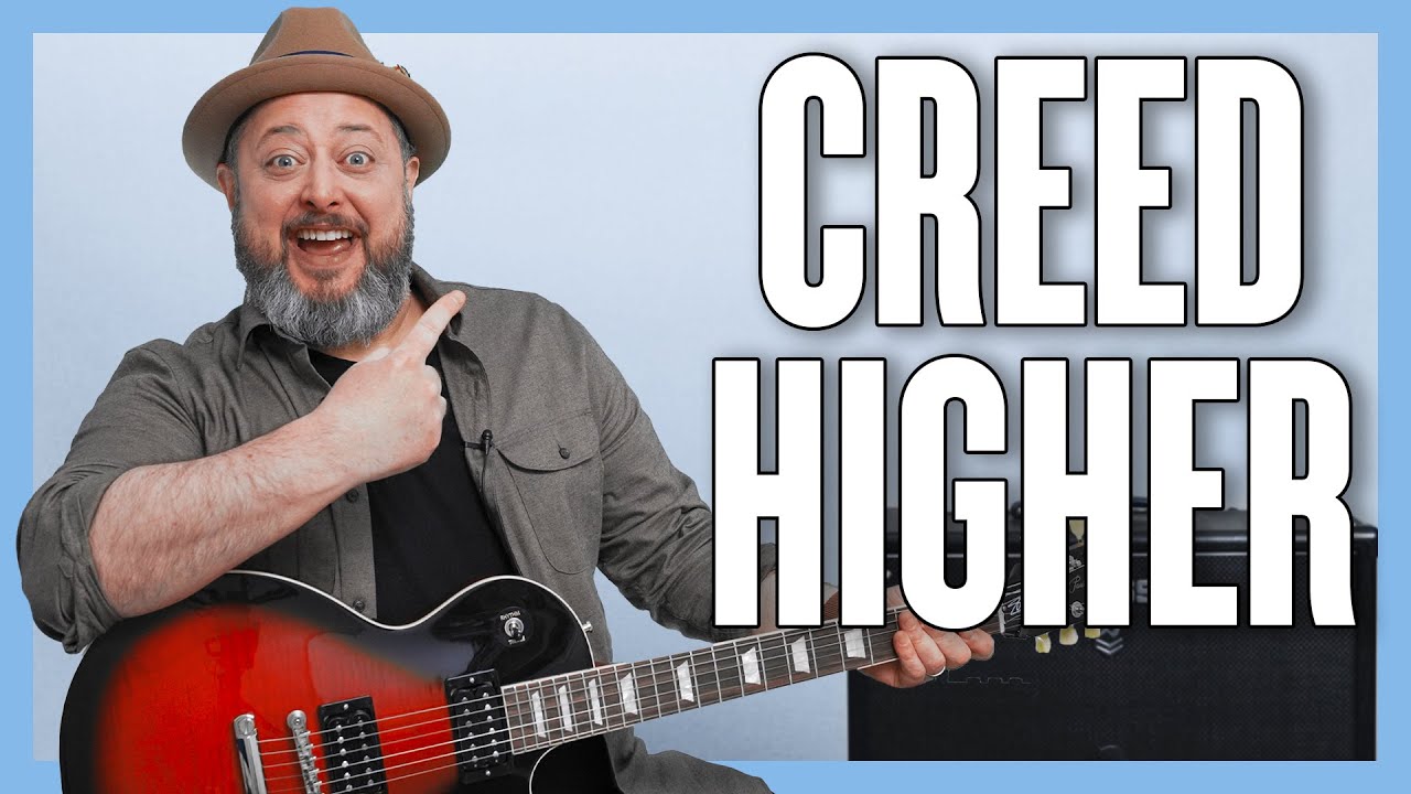 Creed Higher Guitar Lesson + Tutorial
