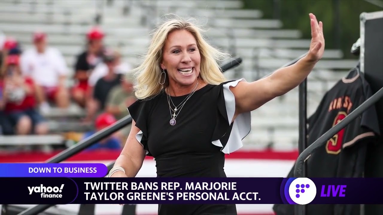 Twitter bans Rep. Marjorie Taylor Greene, Evergrande shares halted, AT&T and Verizon refuse 5G delay