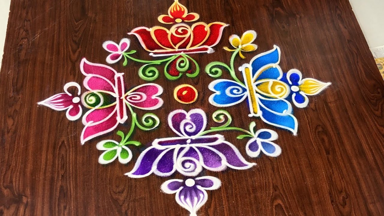 🌺 అందమైన రంగుల ముగ్గు🌺Beautiful Colourful Muggu🌺సింపుల్ డైలీ ముగ్గు🌺Daily Rangoli🌺11 February 2026