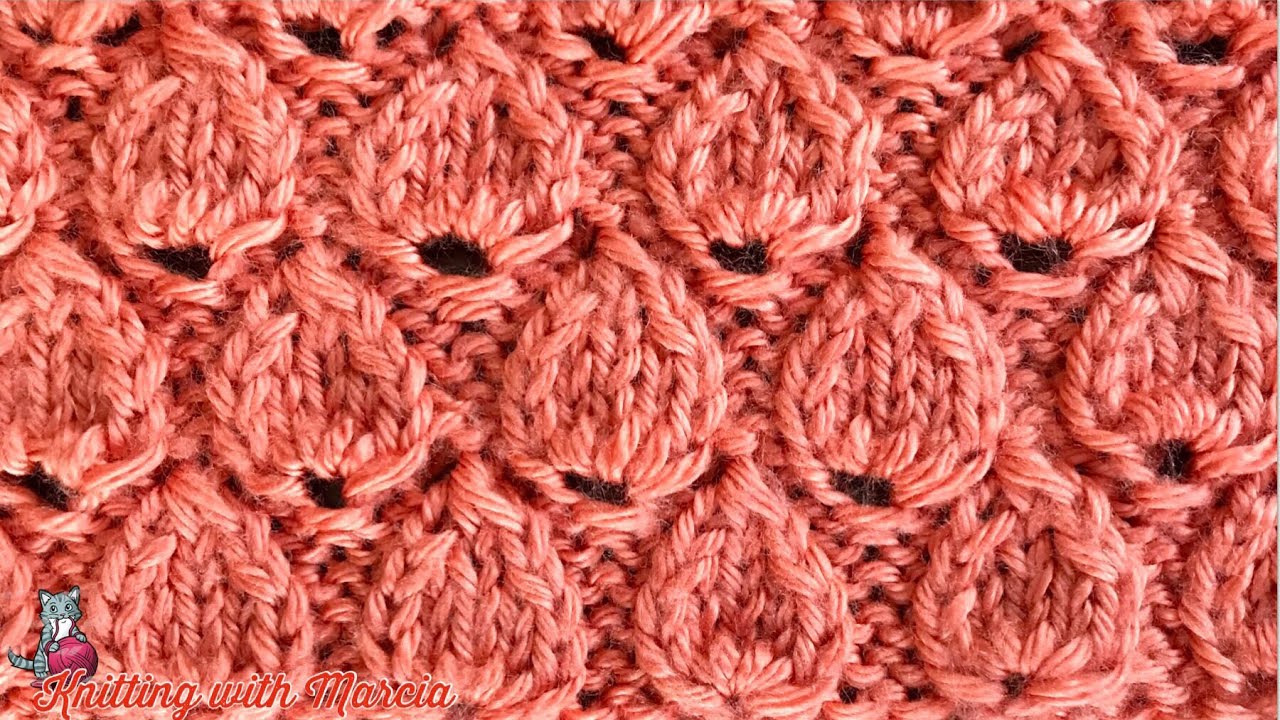 TEJIDOS A DOS AGUJAS: 13- Gotas/ KNITTING WITH TWO NEEDLES: Drops