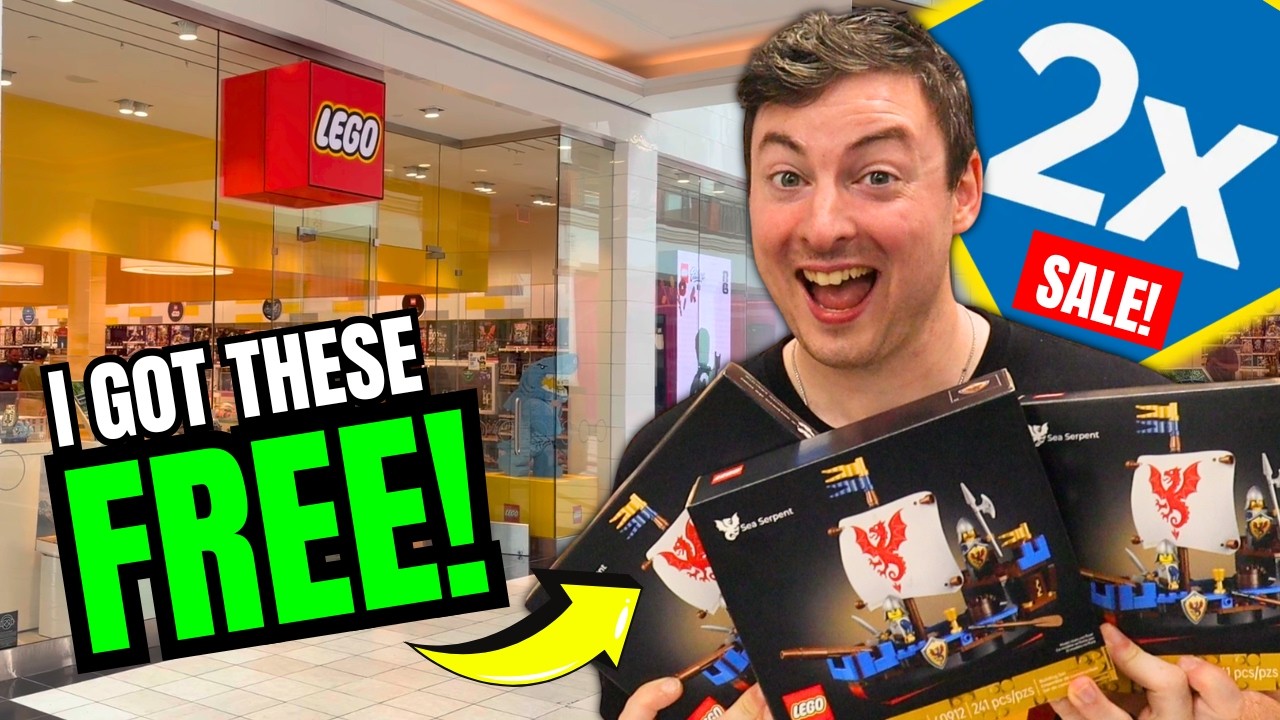 Я получил 3 LEGO Морских змея БЕСПЛАТНО! (Распродажа в рамках Дней инсайдеров!)