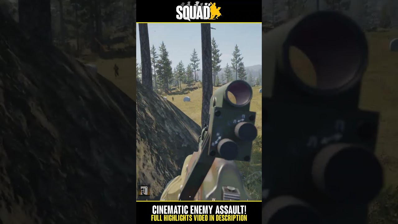 Кинематографичная атака противника ➤ #squad #joinsquad #squadico