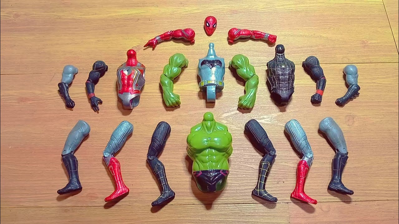 merakitmainan#avengers#hulk#spideeman#batman#superhero toys
