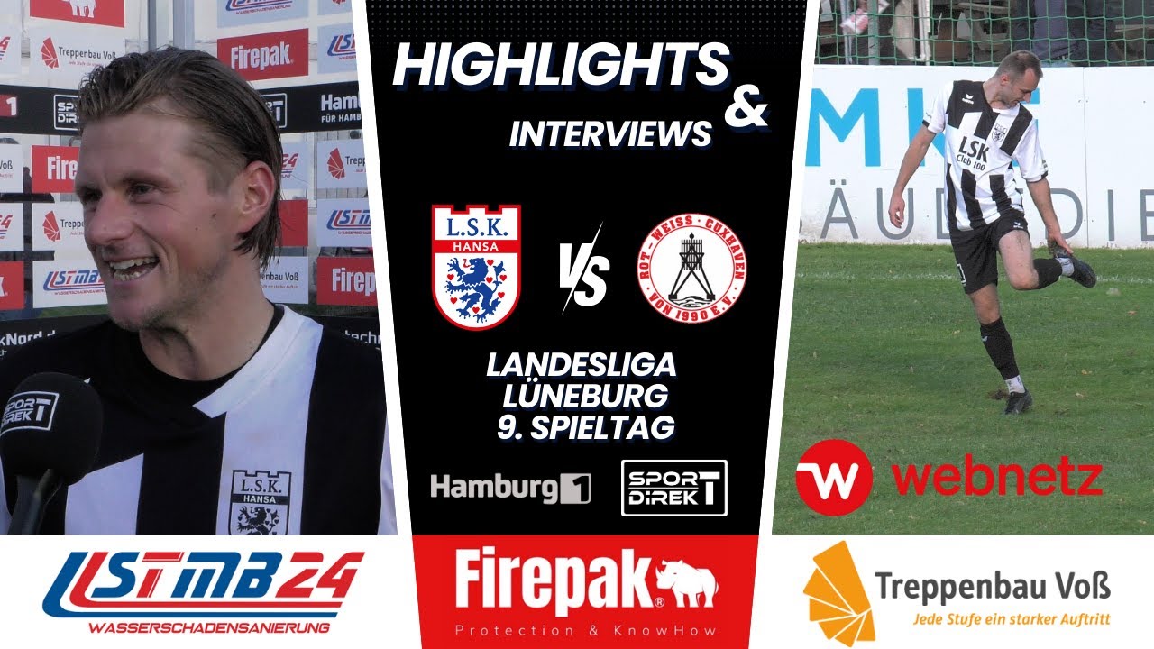 Lüneburger SK - RW Cuxhaven Landesliga Lüneburg 9. Spieltag