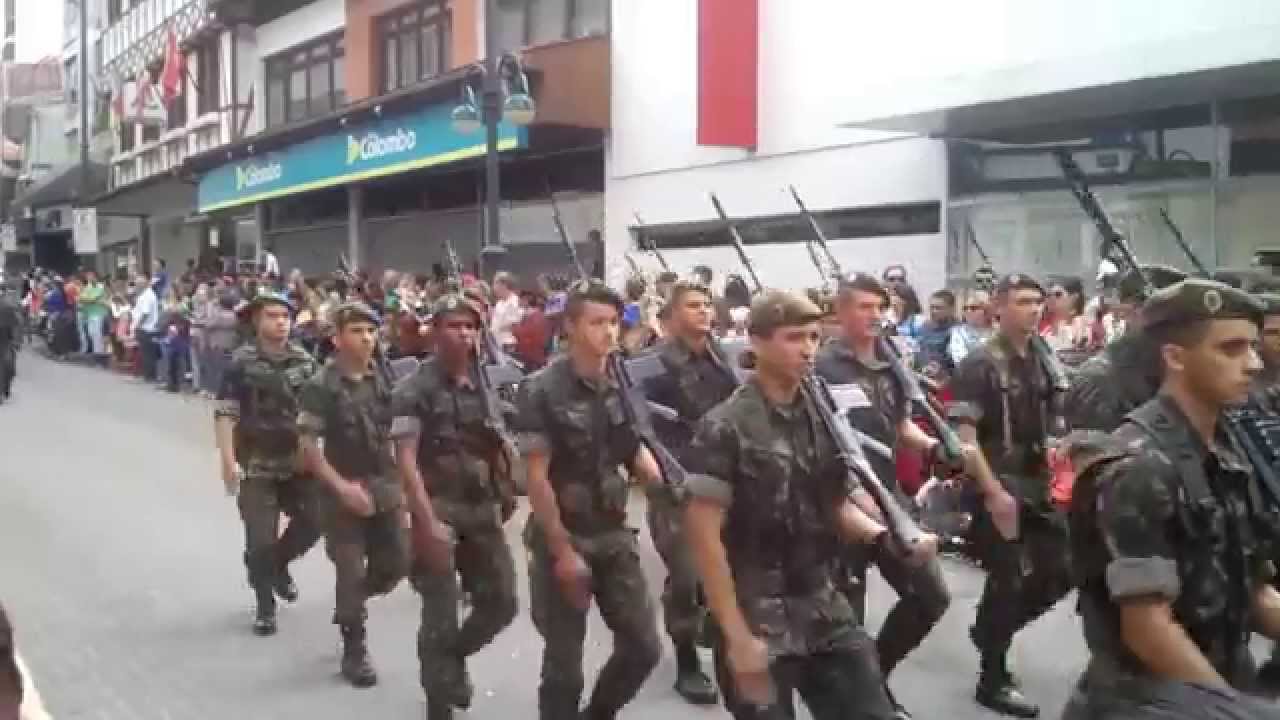 Desfile 7 de setembro - 23º Batalhão de Infantaria - Blumenau