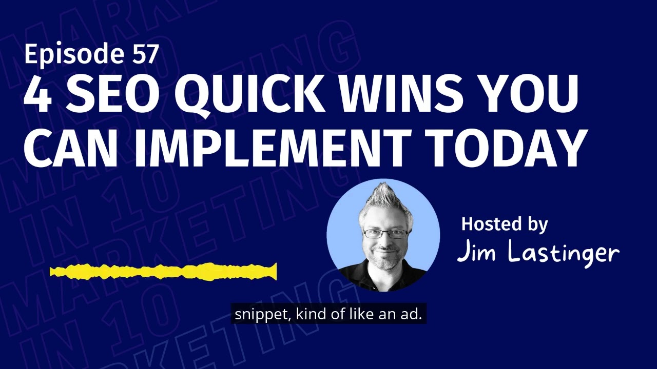 4 SEO Quick Wins You Can Implement Today