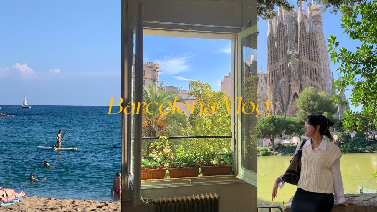 Sub) 🇪🇸Barcelona 스페인 여행 | 입에서 살살 녹는 꿀대구,, 드디어 영접 🥲 | 바르셀로네타 해변🌊 | 가우디투어 | 스페인 맛집 | 까사바트요, 까사 밀라,구엘공원