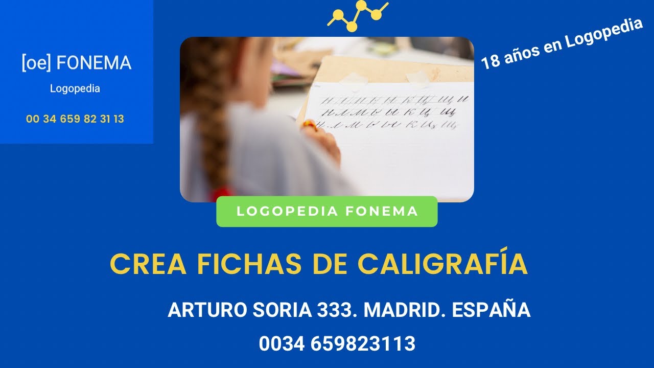▷ Crea tu material de LOGOPEDIA Infantil - Caligrafía I FONEMA I Logopedas Madrid