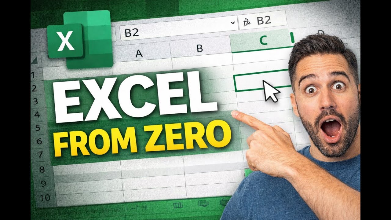 Microsoft Excel for Beginners – Learn Excel From Scratch/Complete Step by Step Tutorial