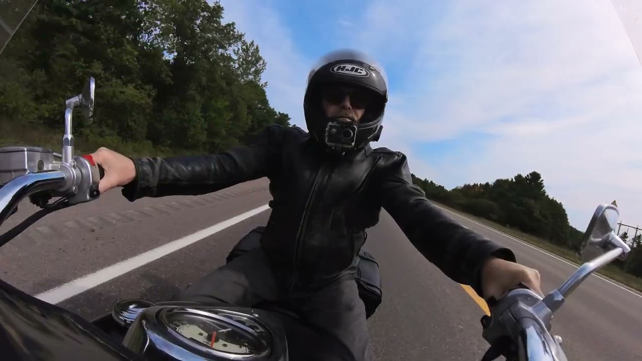 A late summer motorcycle ride in Vermont. 