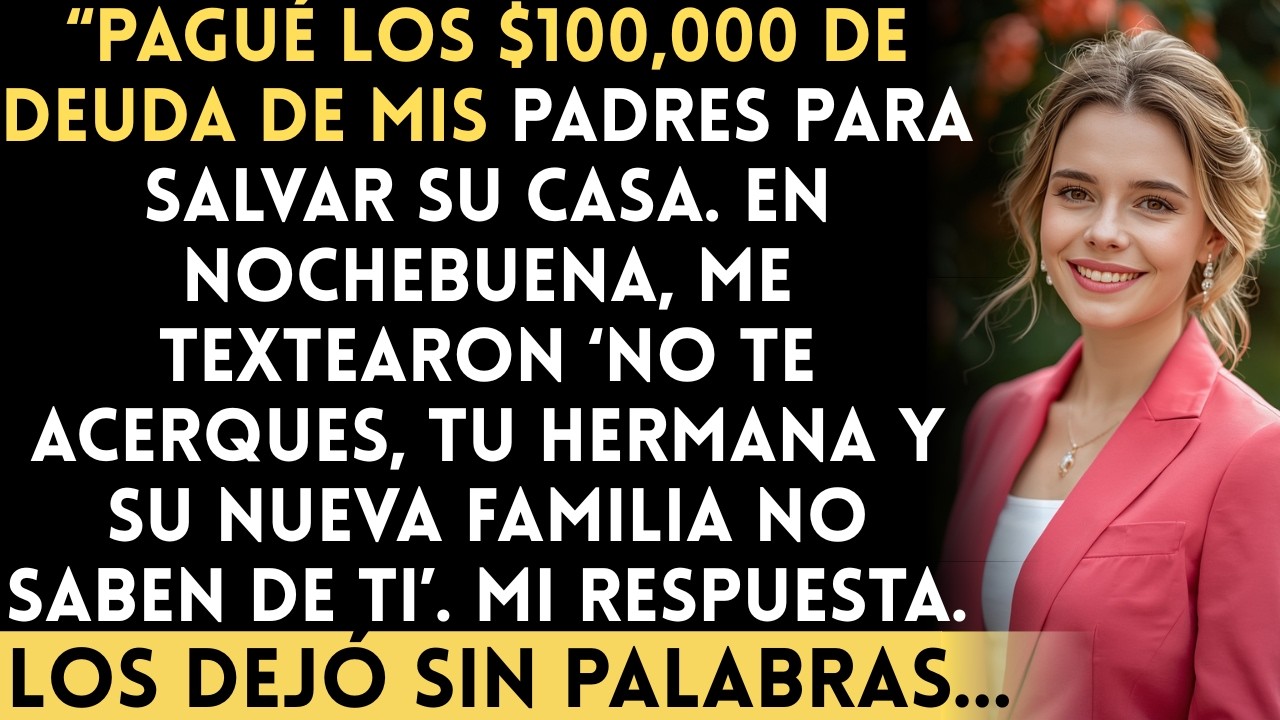 “No Aparezcas en Navidad—Tus Suegros Vienen, Me Textearon Después de Que Pagué Su Deuda…”