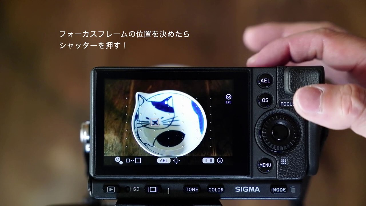 SIGMA fp の便利な使い方　#1 フォーカスエリアを変えてみる 【SIGMA  Station】