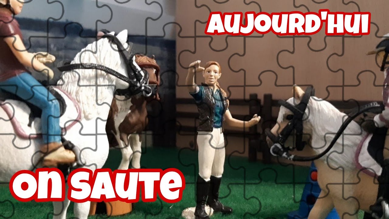 [COURS PONEY] On saute aujourd'hui !😄 |vidéo schleich🐎