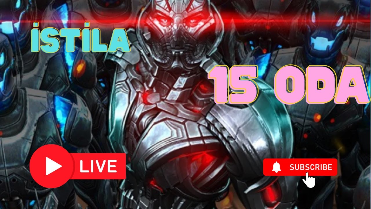 MCOC CANLI YAYINDA İSTİLA 15 ODA!! #mcoc #mcocarena #marvelcontestofchampions #live