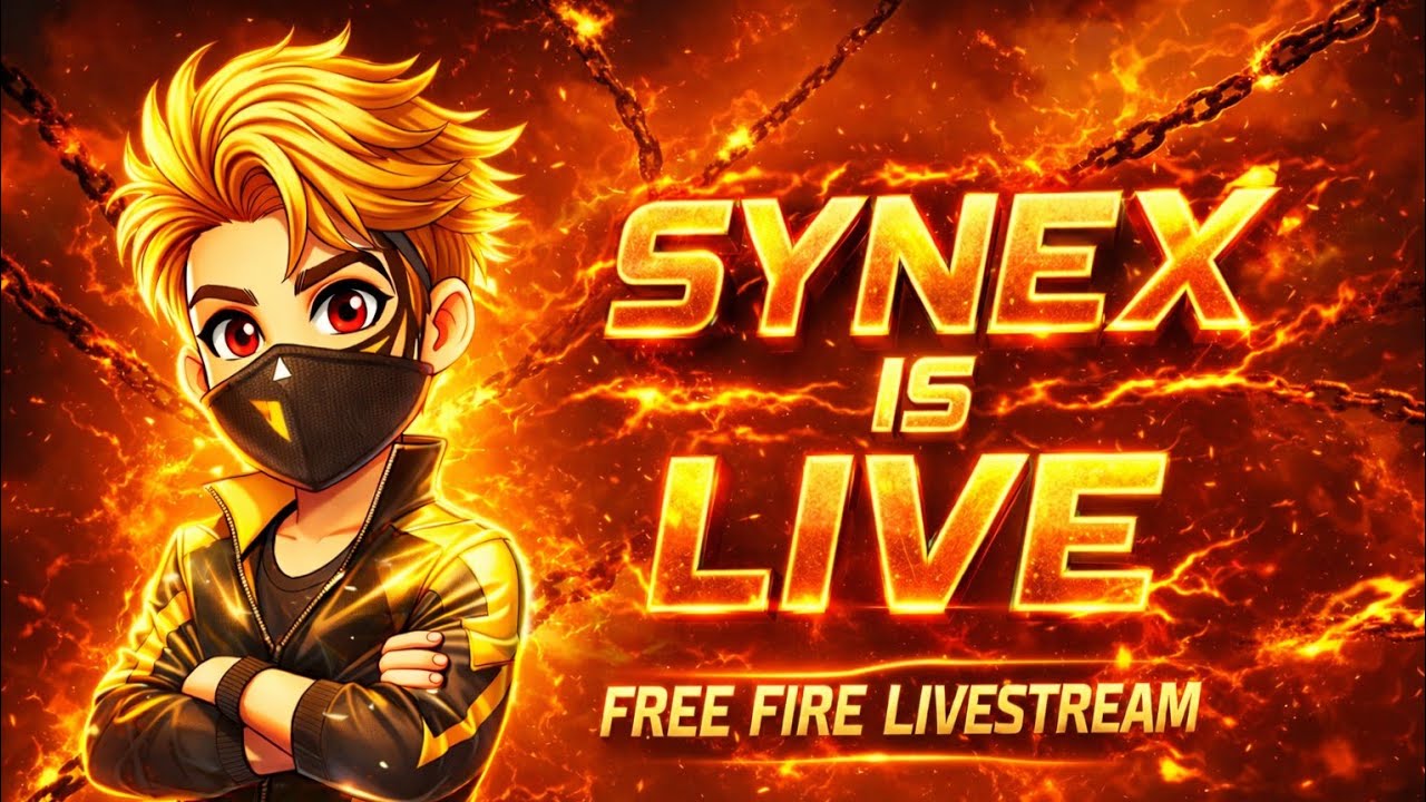 FREE FIRE LIVE 🔴 ONE TAP HEADSHOT GAMEPLAY | RANK PUSH LIVE | CUSTOM ROOM | SYNEX GAMING