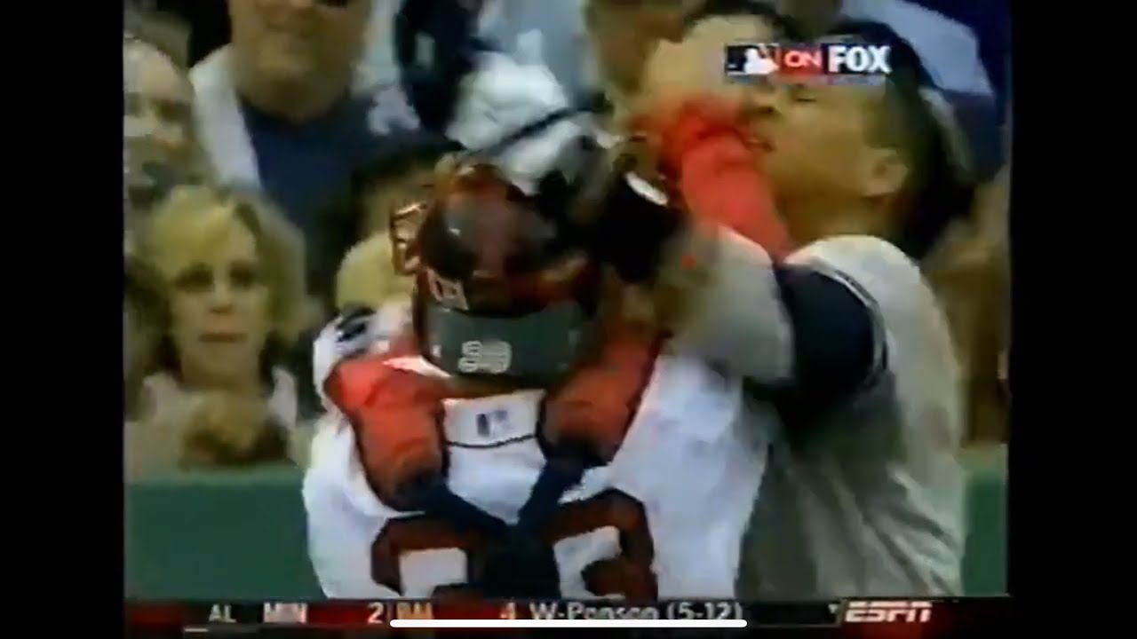 ESPN Highlights of the Alex Rodriguez, Jason Varitek Fight Game Yankees @ Red Sox July 24, 2004