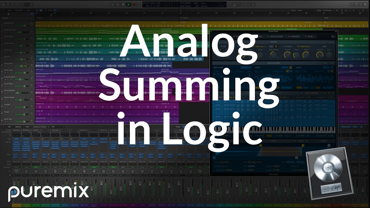 Analog Summing: Logic Session Setup